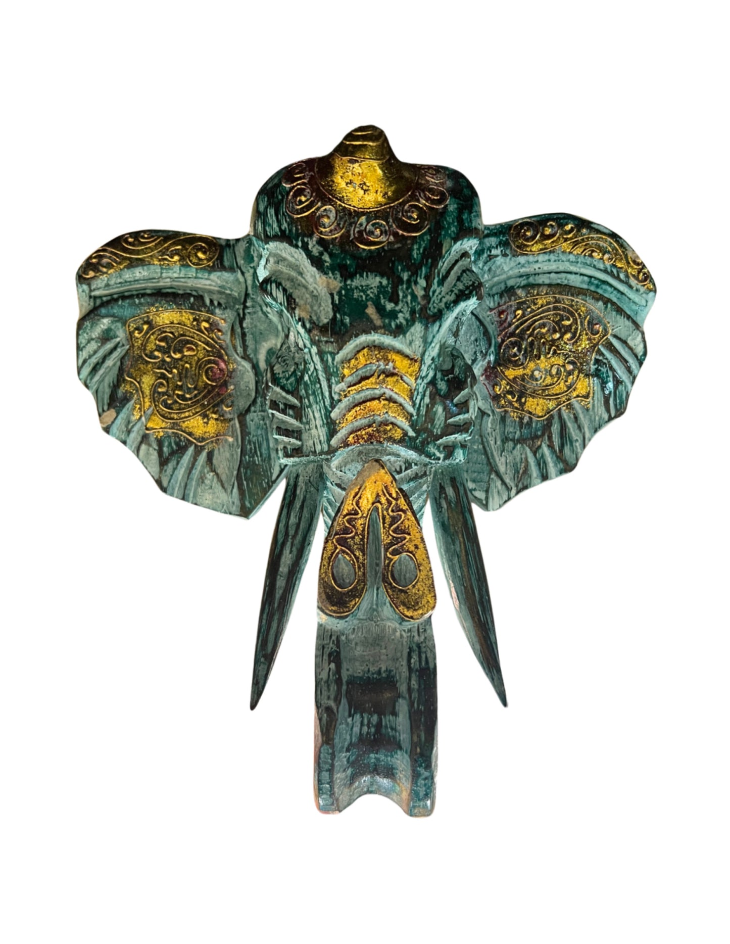 Image for balinees-olifanten-hoofd-groen-25cm-muurdecoratie.jpg