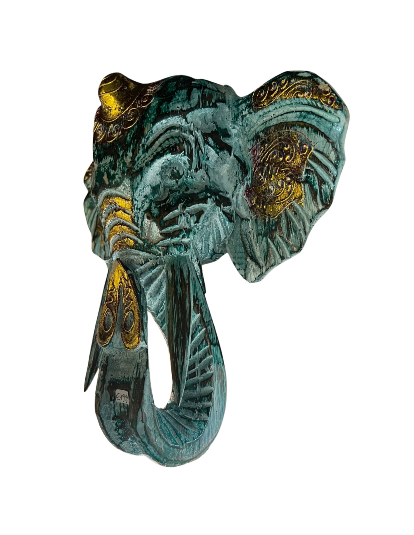 Image for balinees-olifanten-hoofd-groen-25cm-muurdecoratie_2.jpg