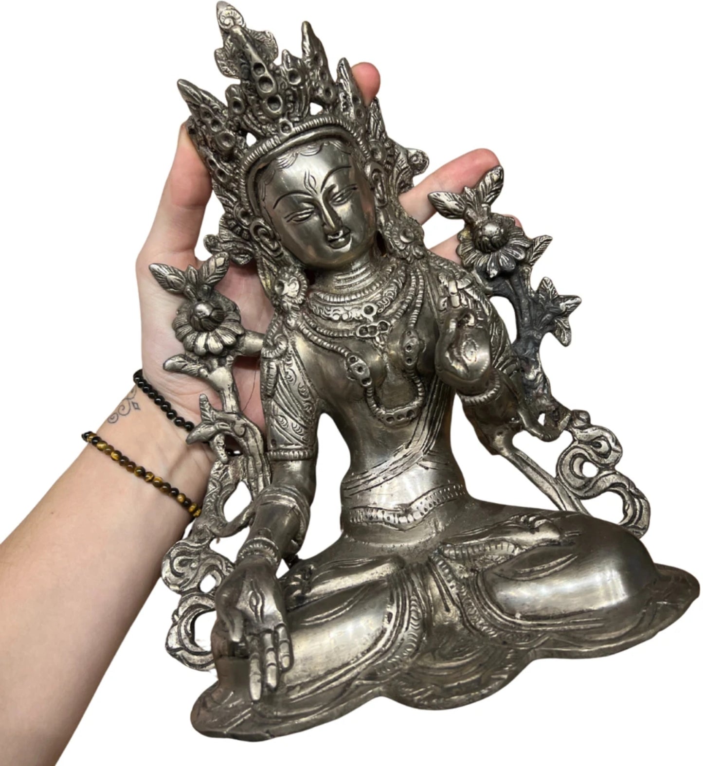 Image for beeld-brons-white-tara-zilverkleur_2.jpg
