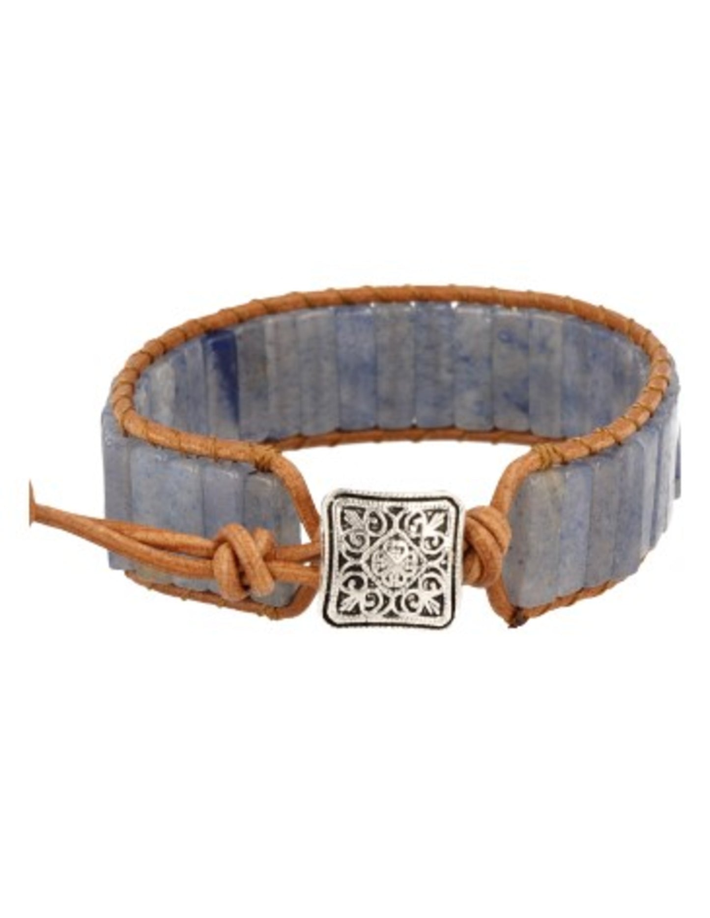 Image for blauwe-kwarts-leren-armband-gipsy-style.jpg