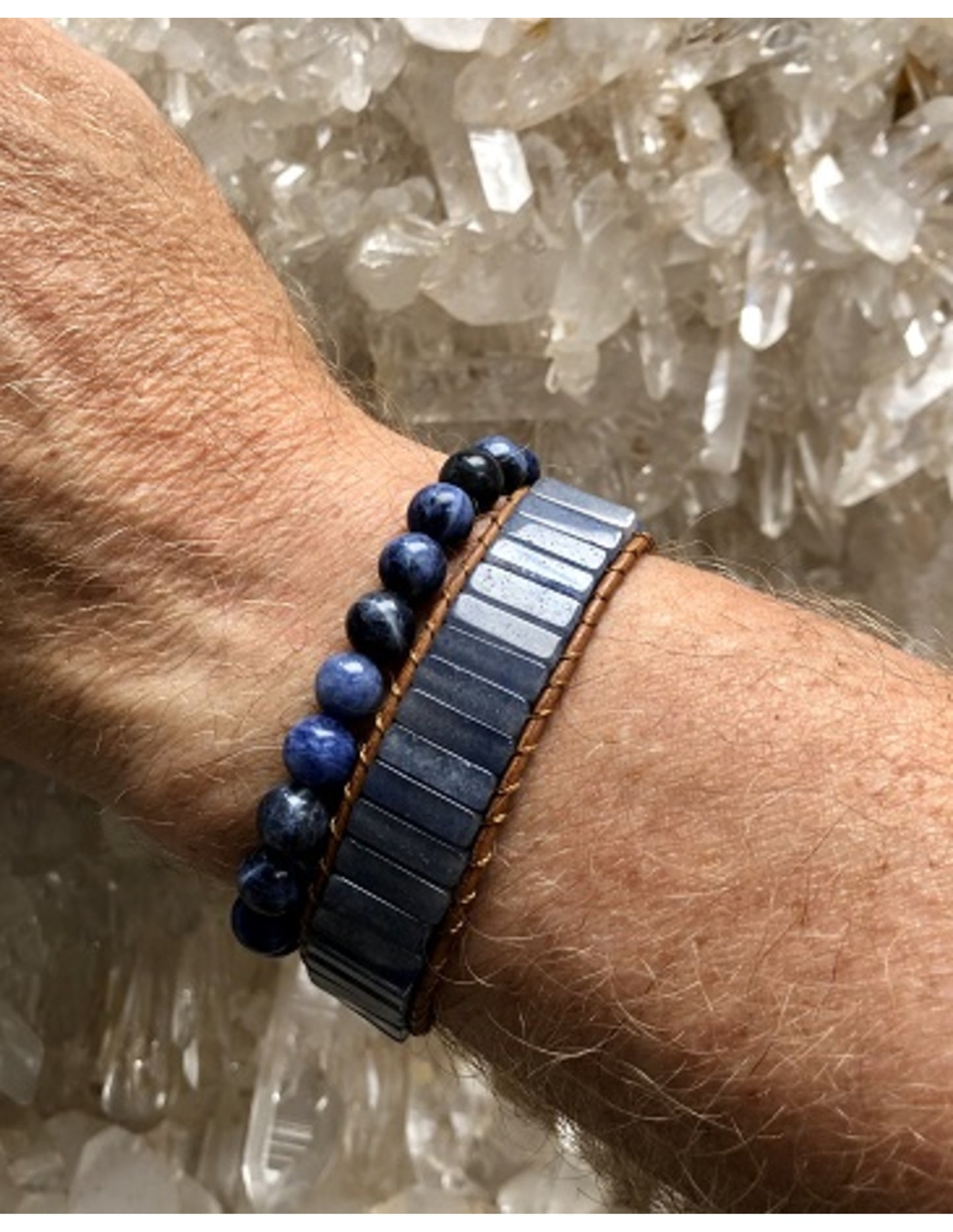 Image for blauwe-kwarts-leren-armband-gipsy-style_1.jpg