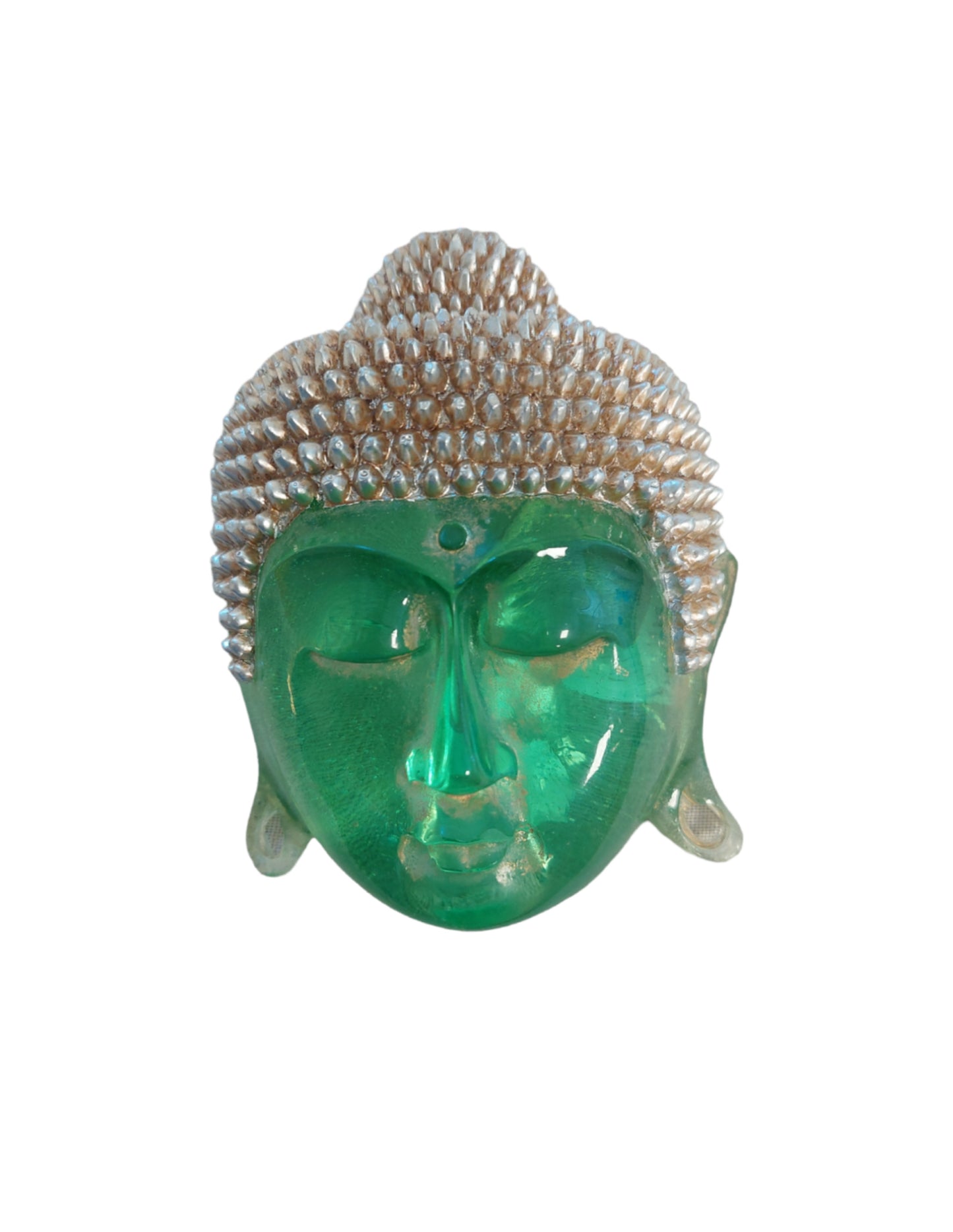 Image for boeddha-masker-transparant-groen-14cm-ds8.jpg