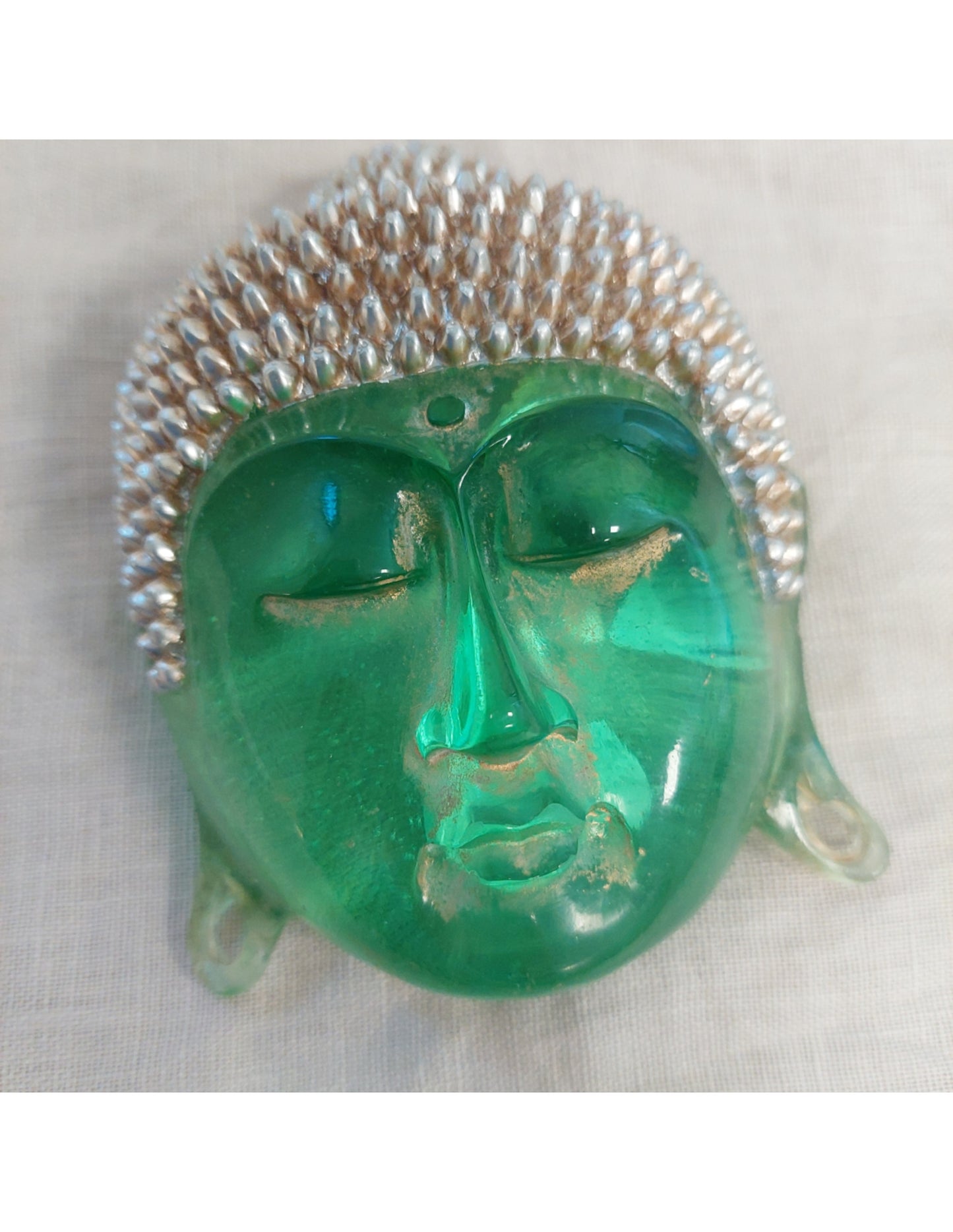 Image for boeddha-masker-transparant-groen-14cm-ds8_3.jpg