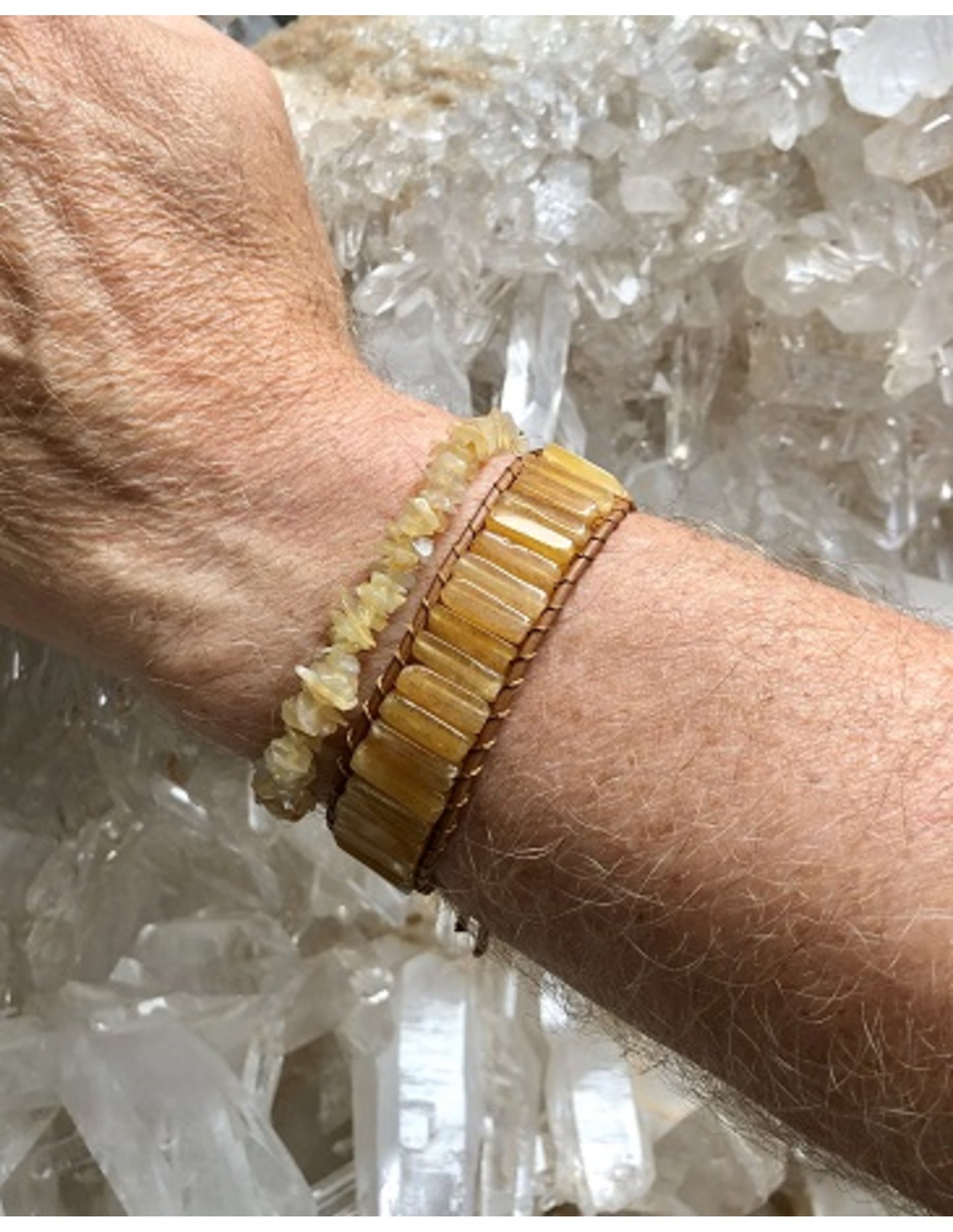 Image for calciet-geel-leren-armband-gipsy-style_1.jpg