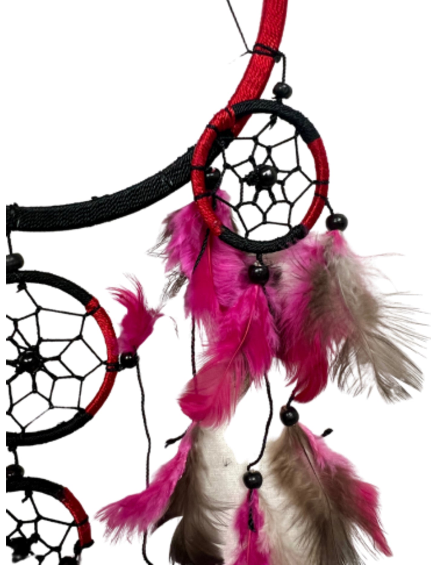 Image for dromenvanger-17-cm-rood-zwart-dreamcatcher_2.jpg