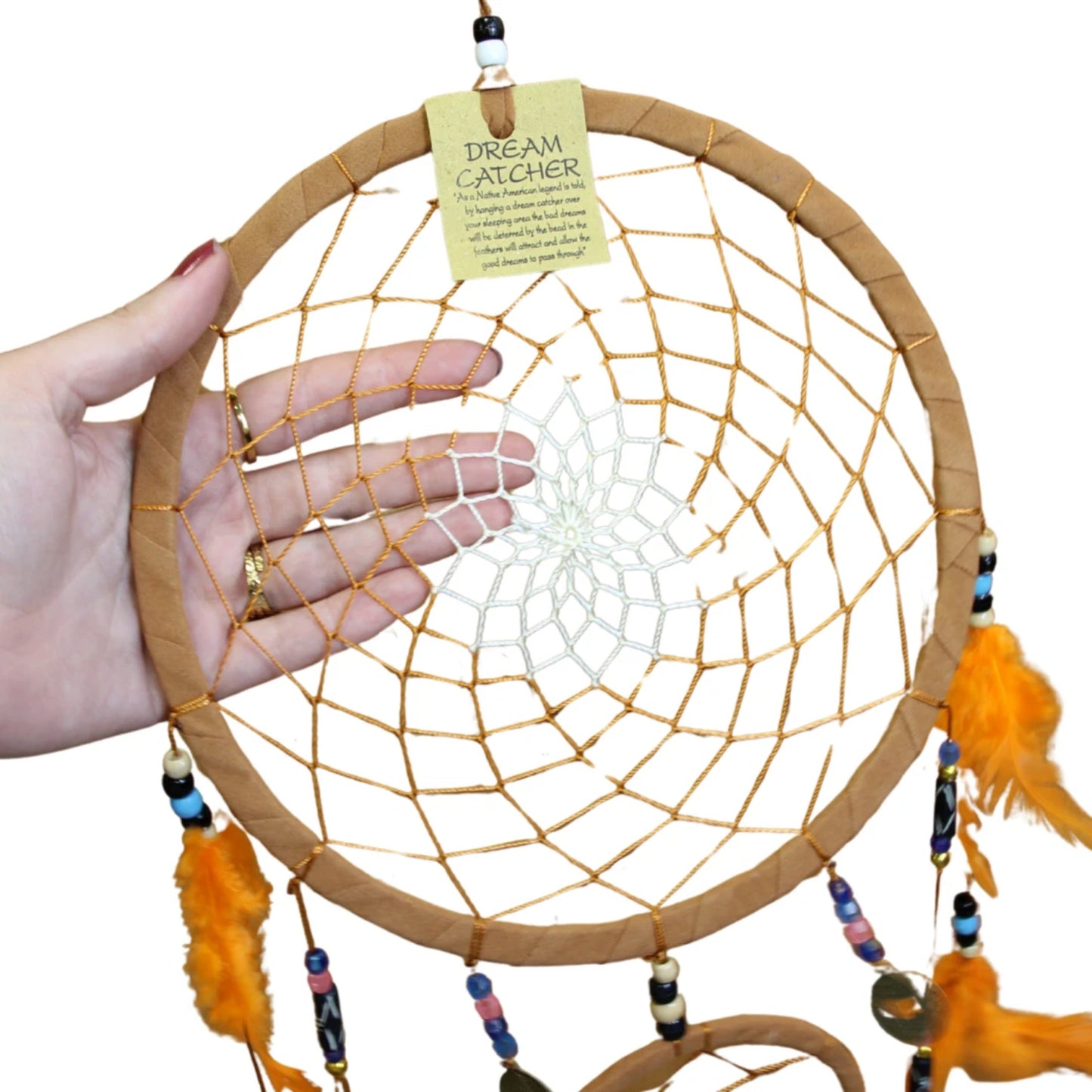Image for dromenvanger-22-cm-bruinoranje-3-ringen-met-geluksmuntjes_3.jpg