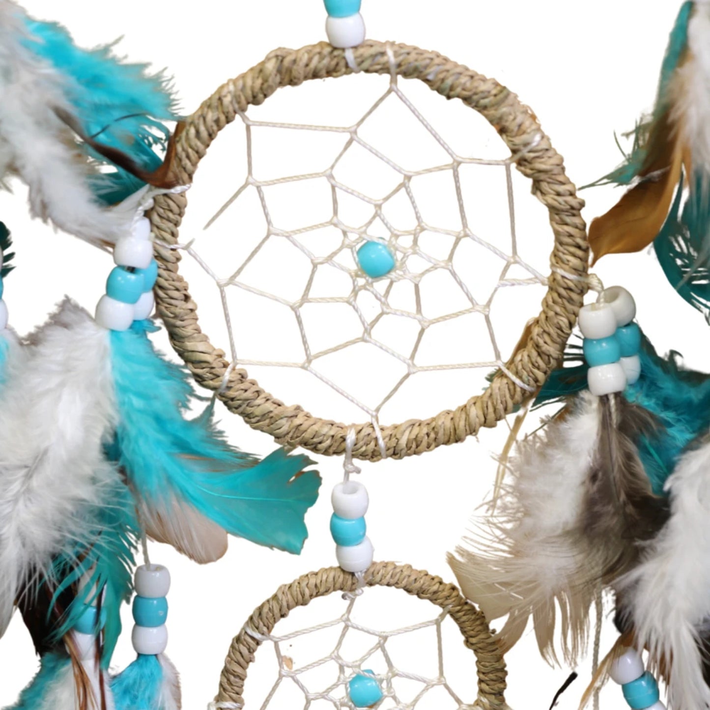 Image for dromenvanger-22-cm-turquoise-steentjes-met-veren-5-ringen_2.jpg