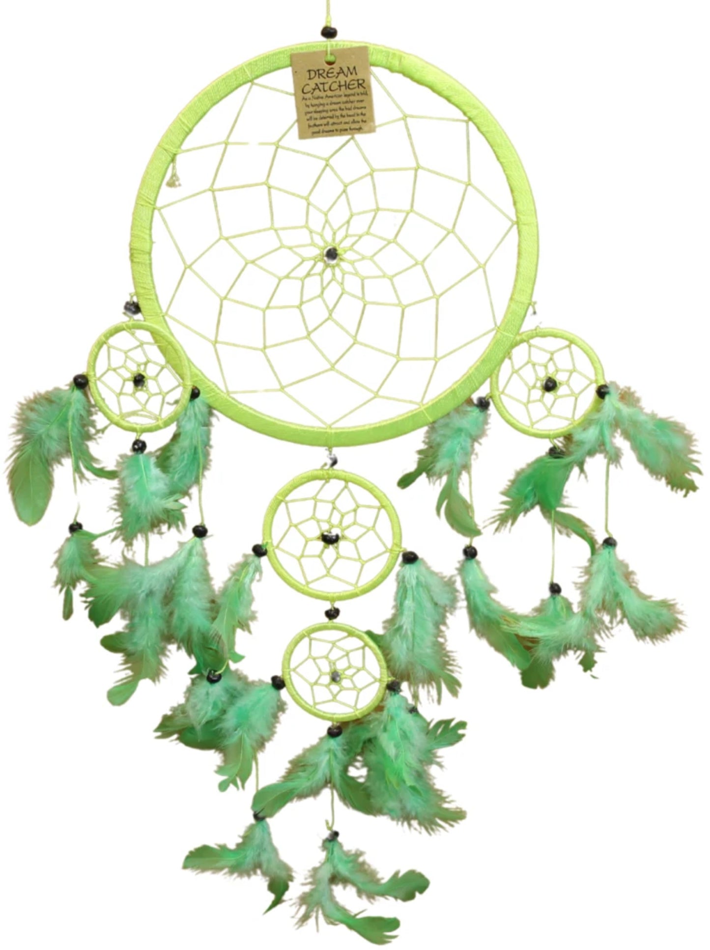 Image for dromenvanger-22cm-groen-veren.jpg