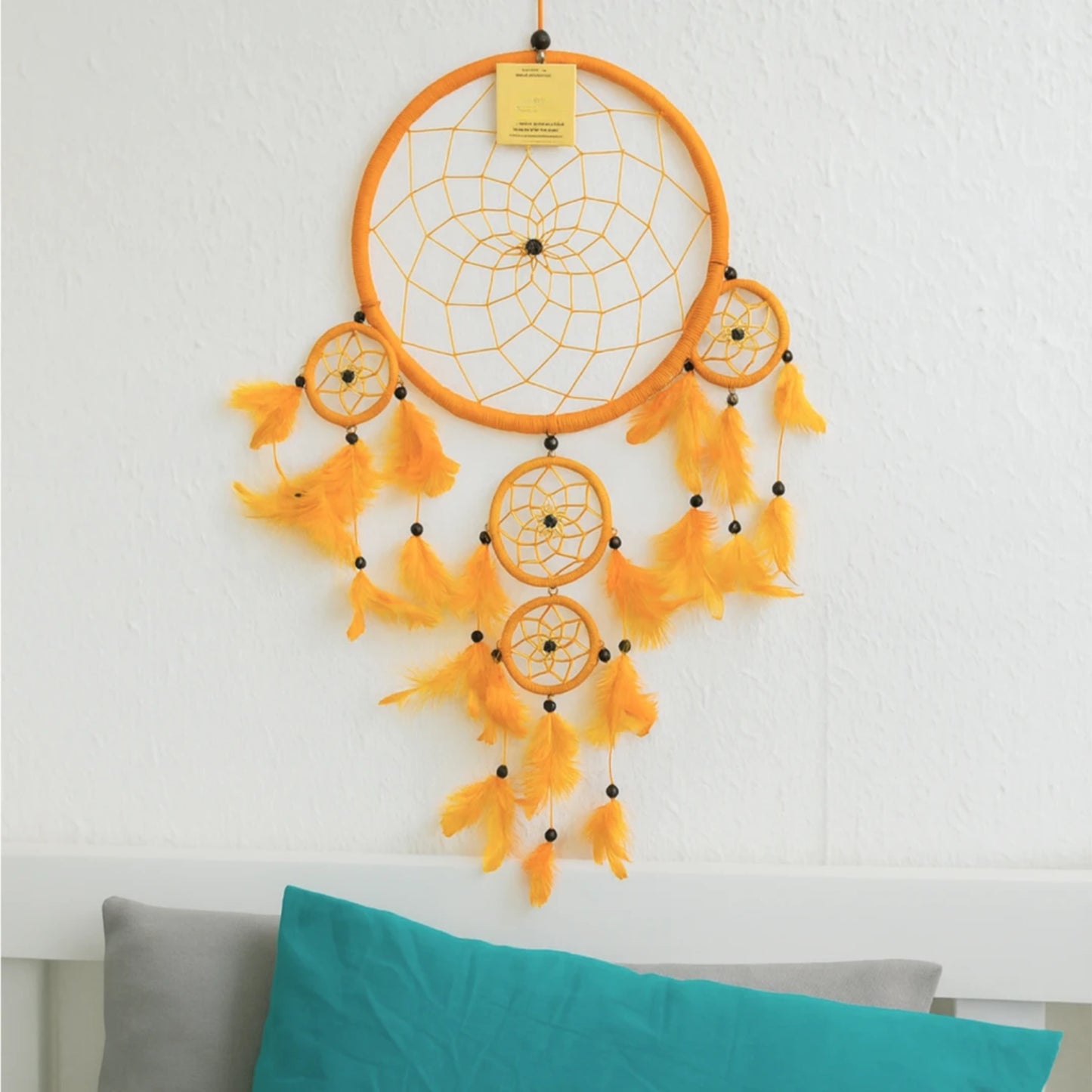 Image for dromenvanger-22cm-oranje-alleen-veren_1.jpg