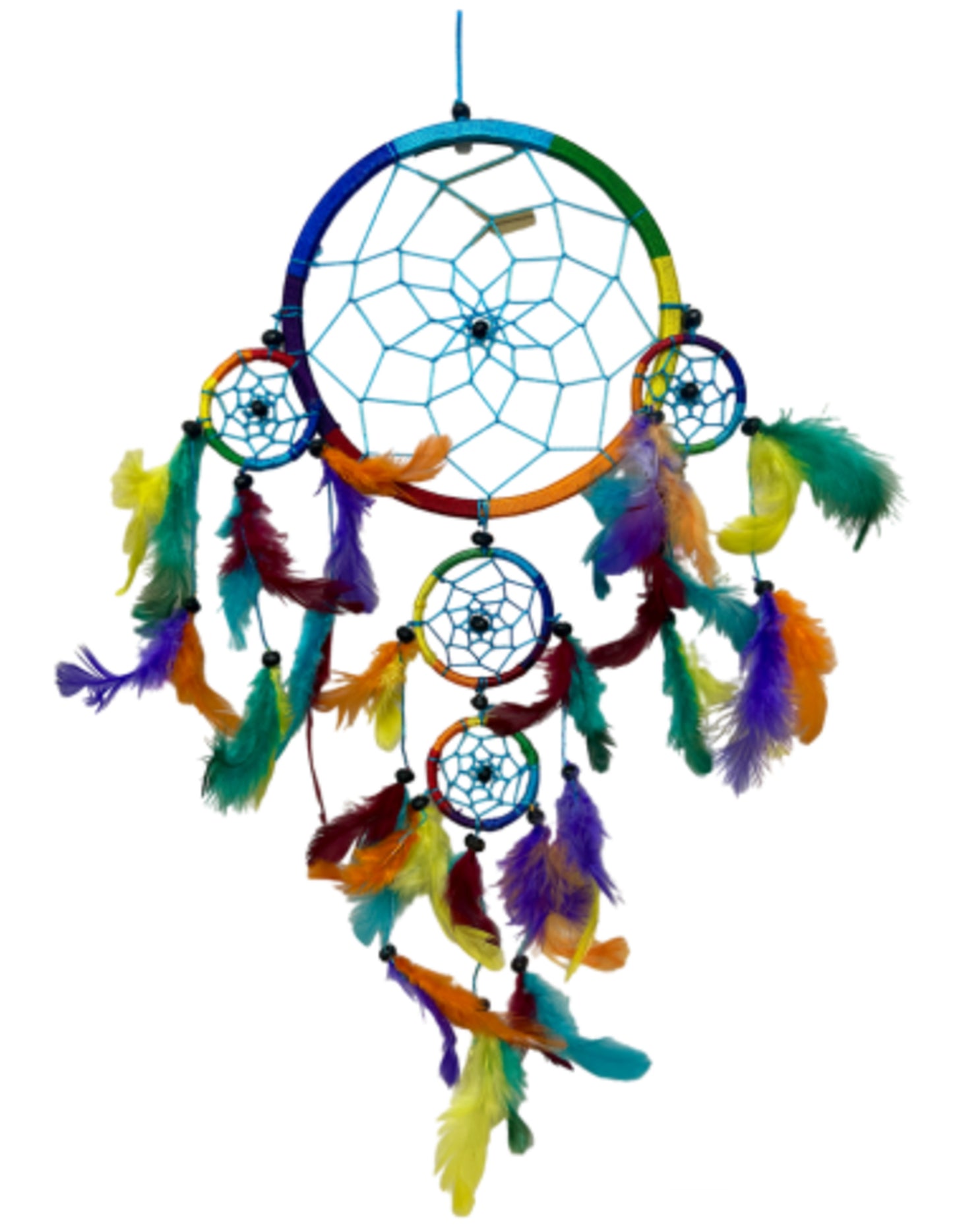 Image for dromenvanger-rainbow-veren-16-cm-5-ringen.jpg