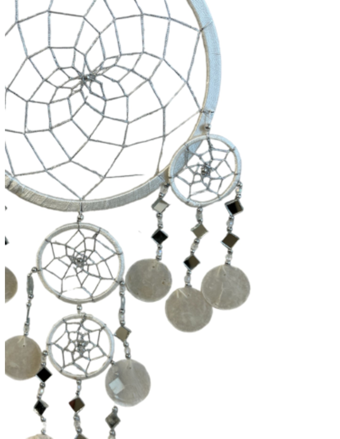 Image for dromenvanger-spiegel-schelp-22-cm-wit_3.jpg