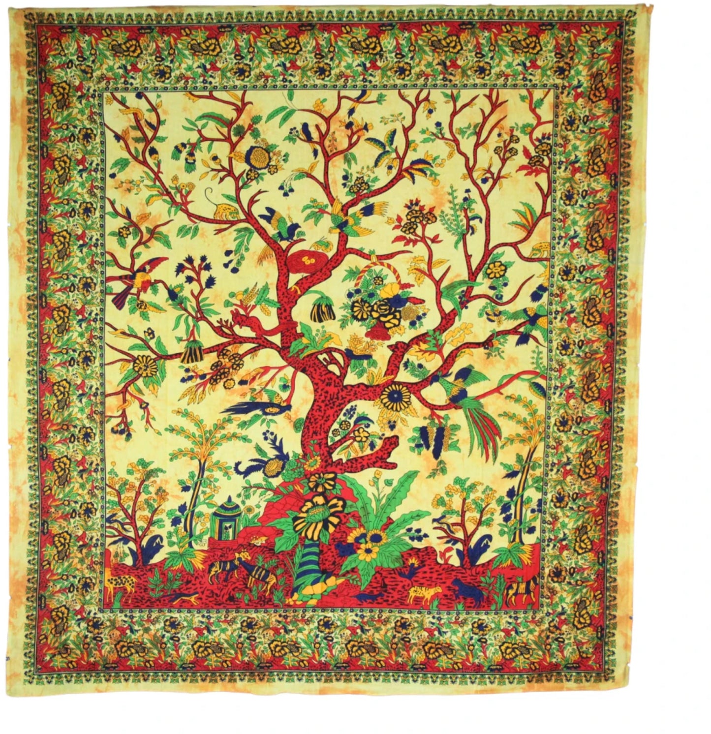 Image for grandfoulard-005-levensboom-tree-of-life-geel.jpg