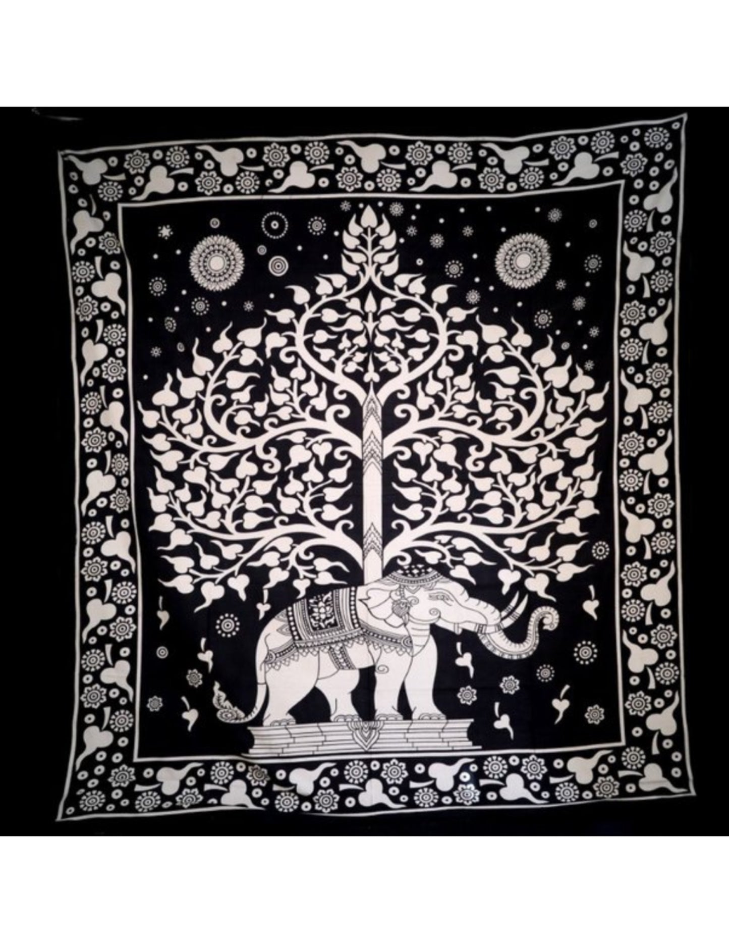 Image for grandfoulard-44-olifant-bodhi-tree-zwartwit_1.jpg