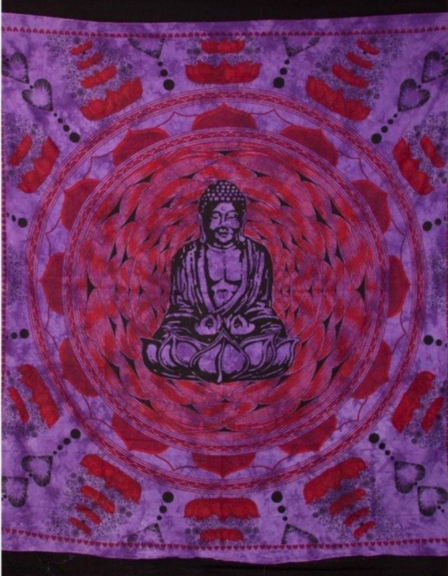Image for grandfoullard-1-mandala-boeddha-paars_2.jpg