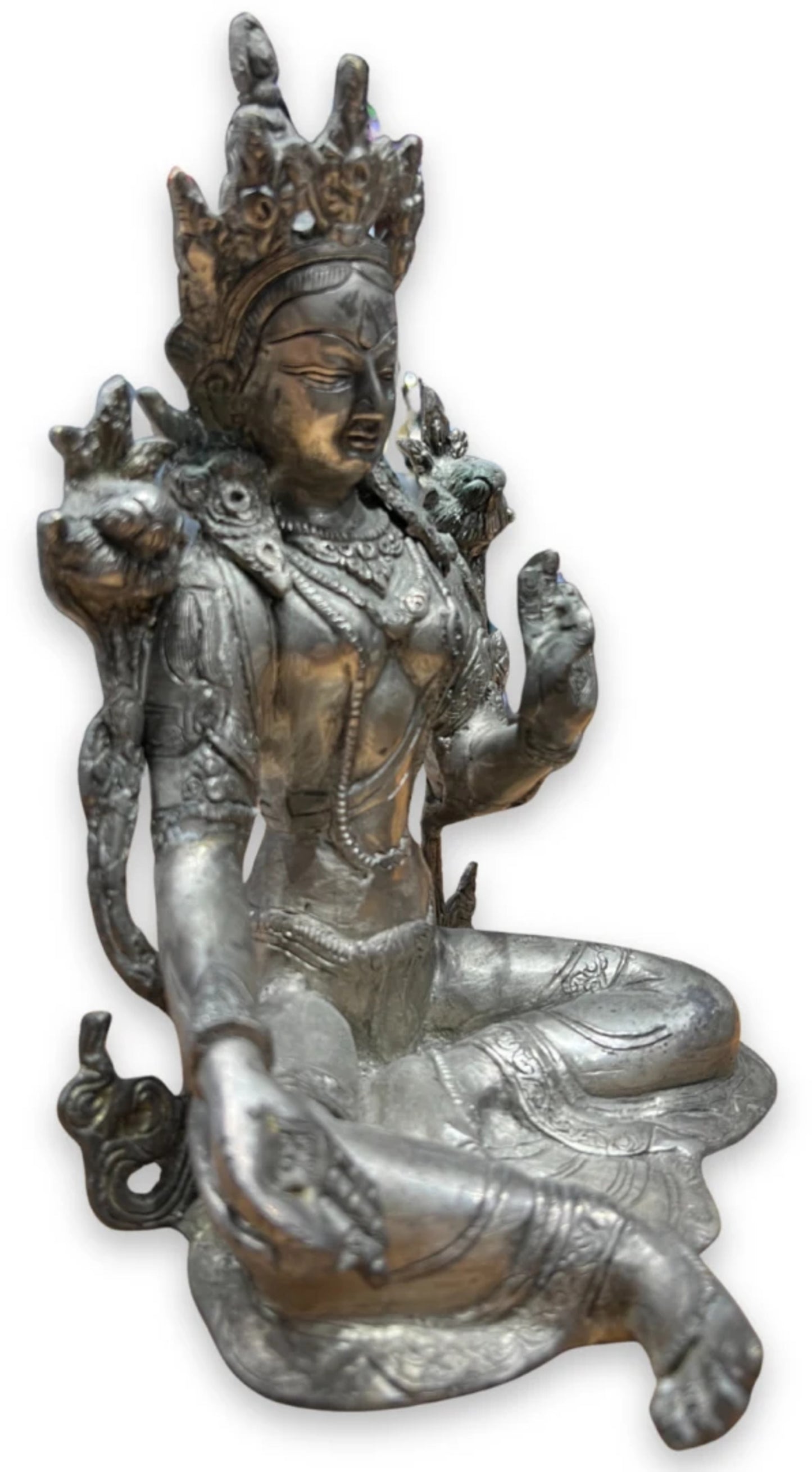 Image for groene-tara-bronzen-beeld-zilverkleurig_2.jpg