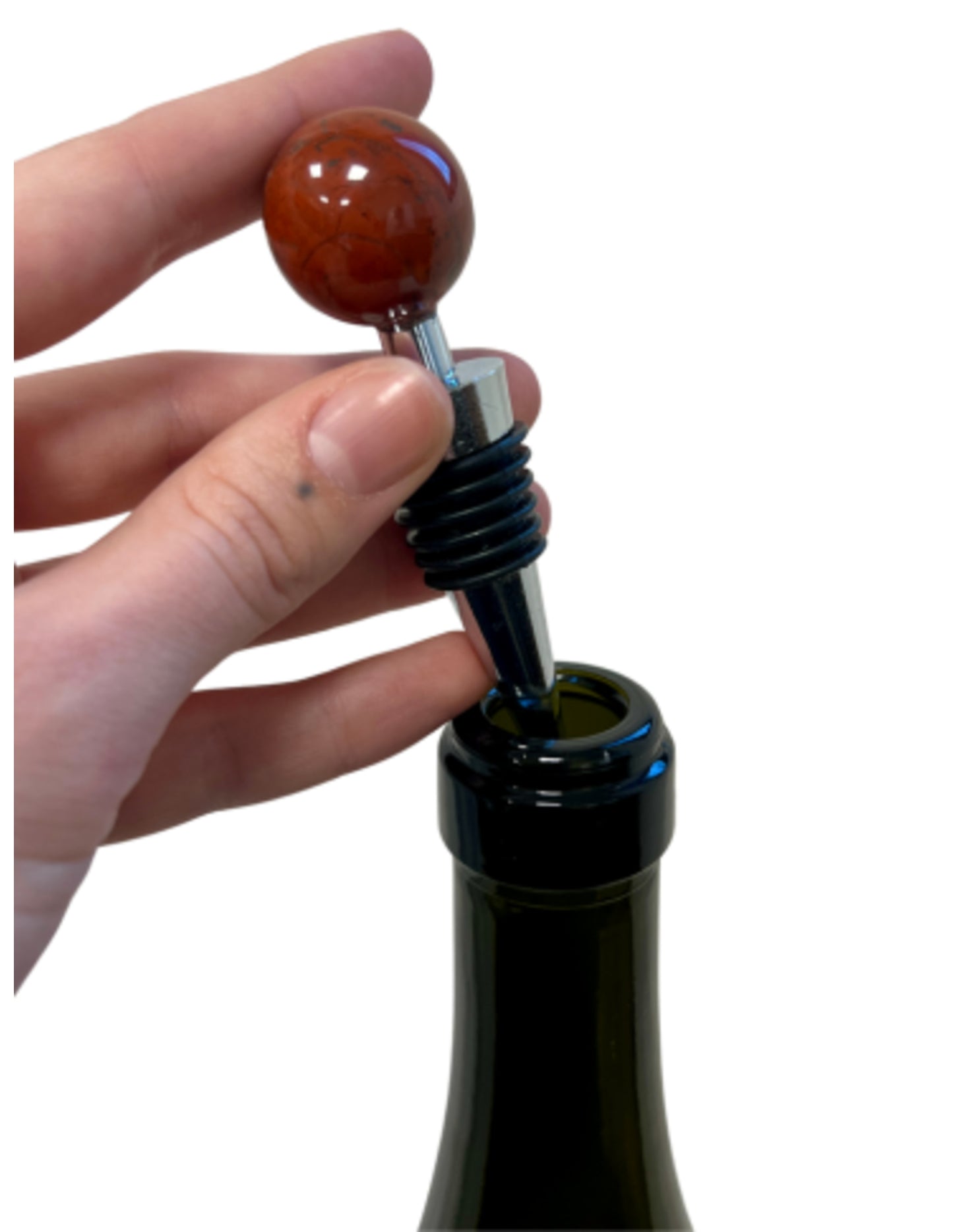 Image for jaspis-rood-wijnstopper-bol_2.jpg