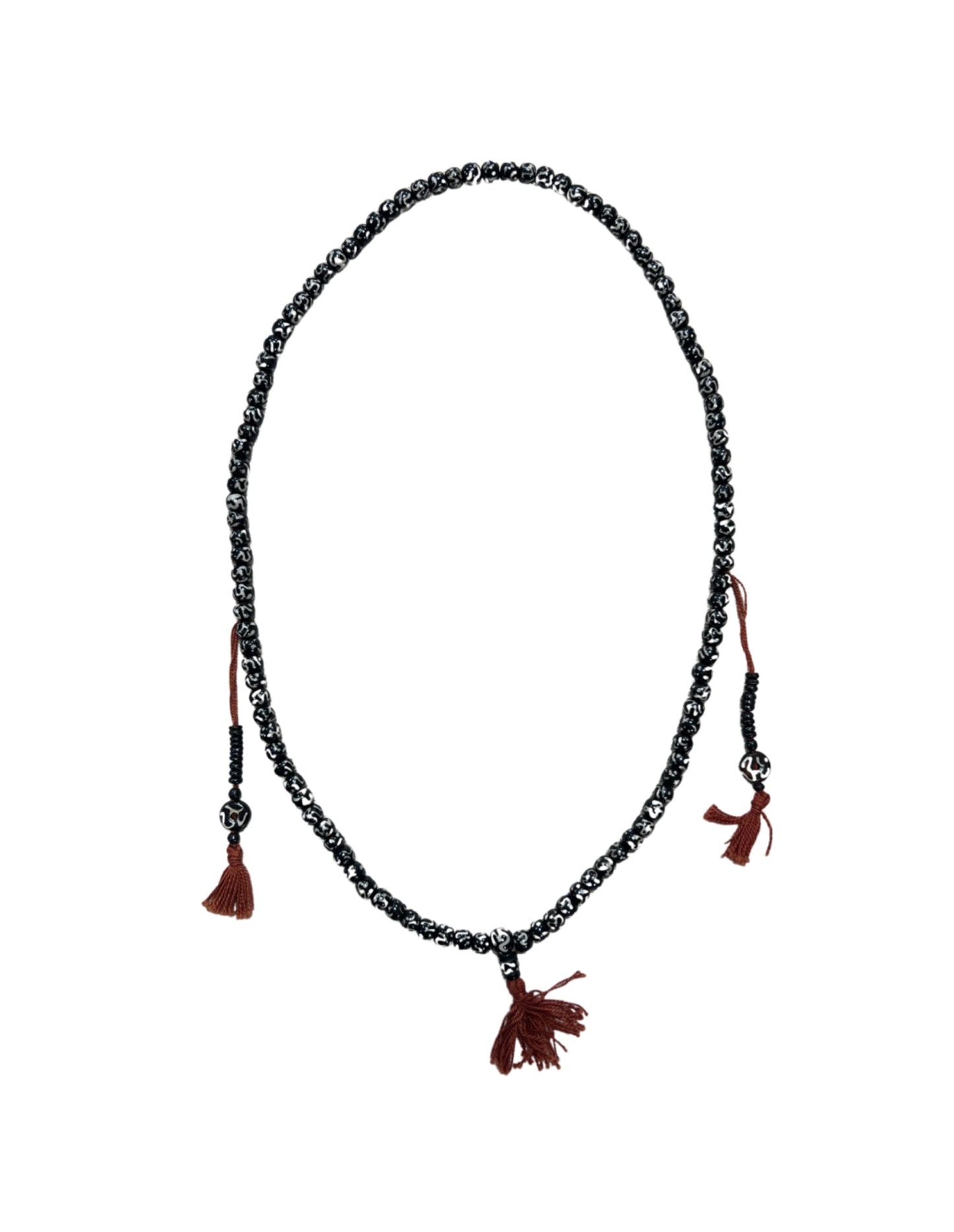 Image for mala-ketting-been-zwartwit-ohm-35-cm.jpg