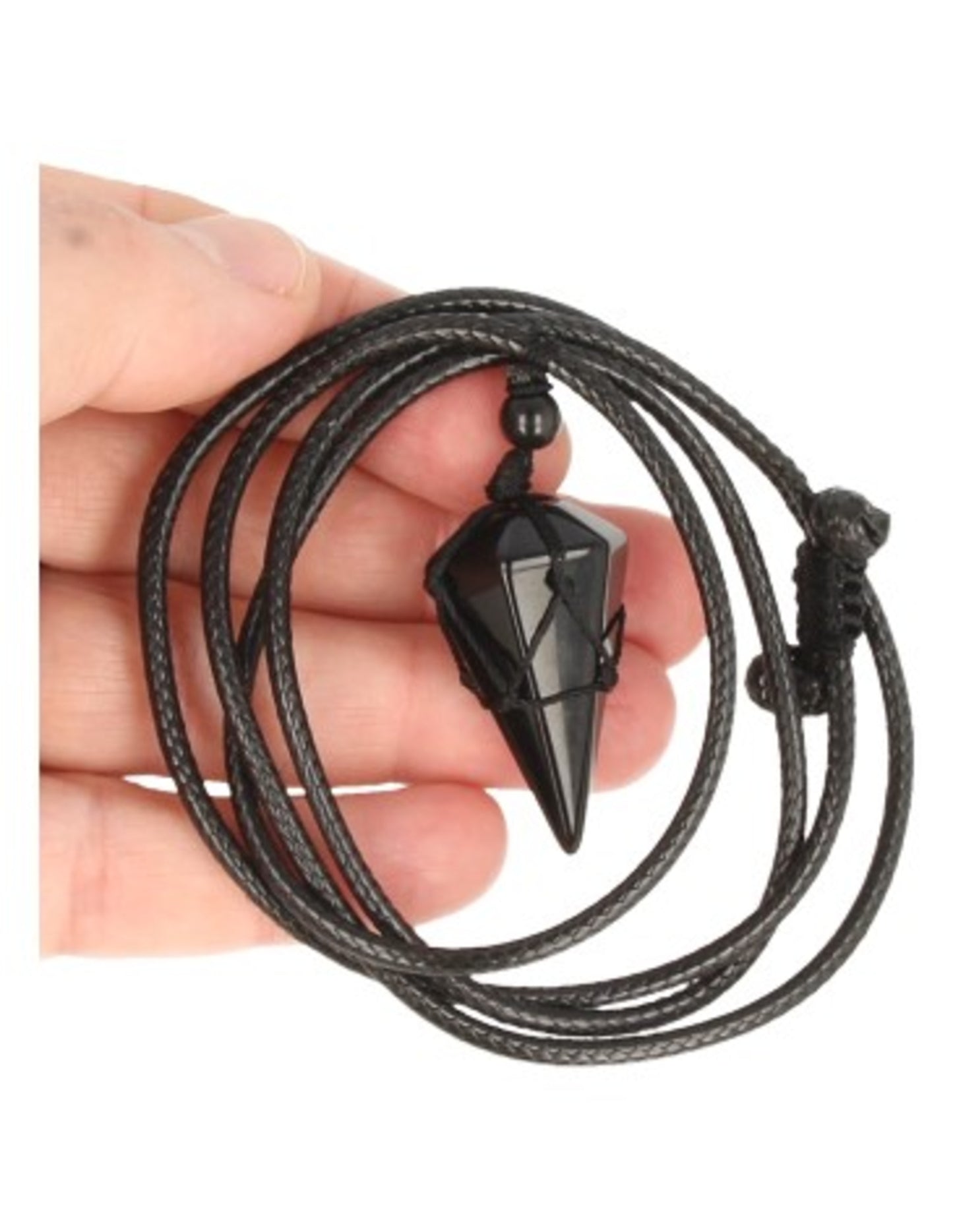 Image for obsidiaan-zwart-ketting-mannen-cone_3.jpg