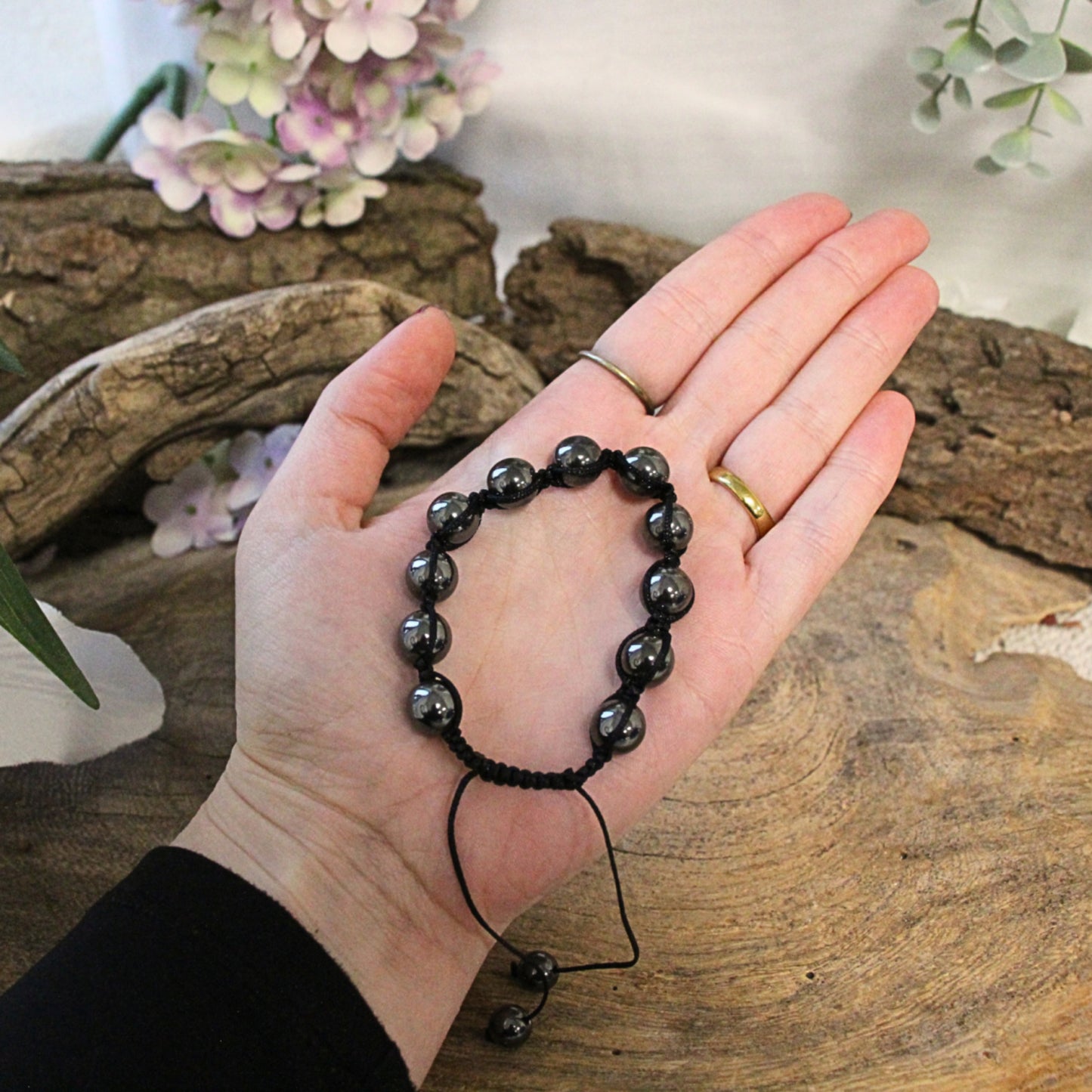Image for shamballa-armband-10-mm-hematiet_1.jpg