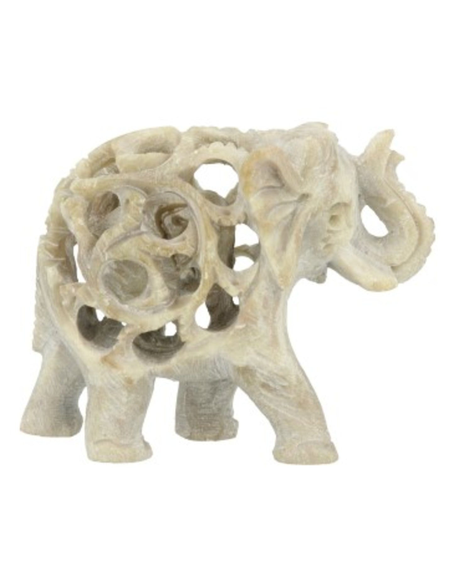Image for speksteen-olifant-in-olifant-65-cm-slurf-op.jpg