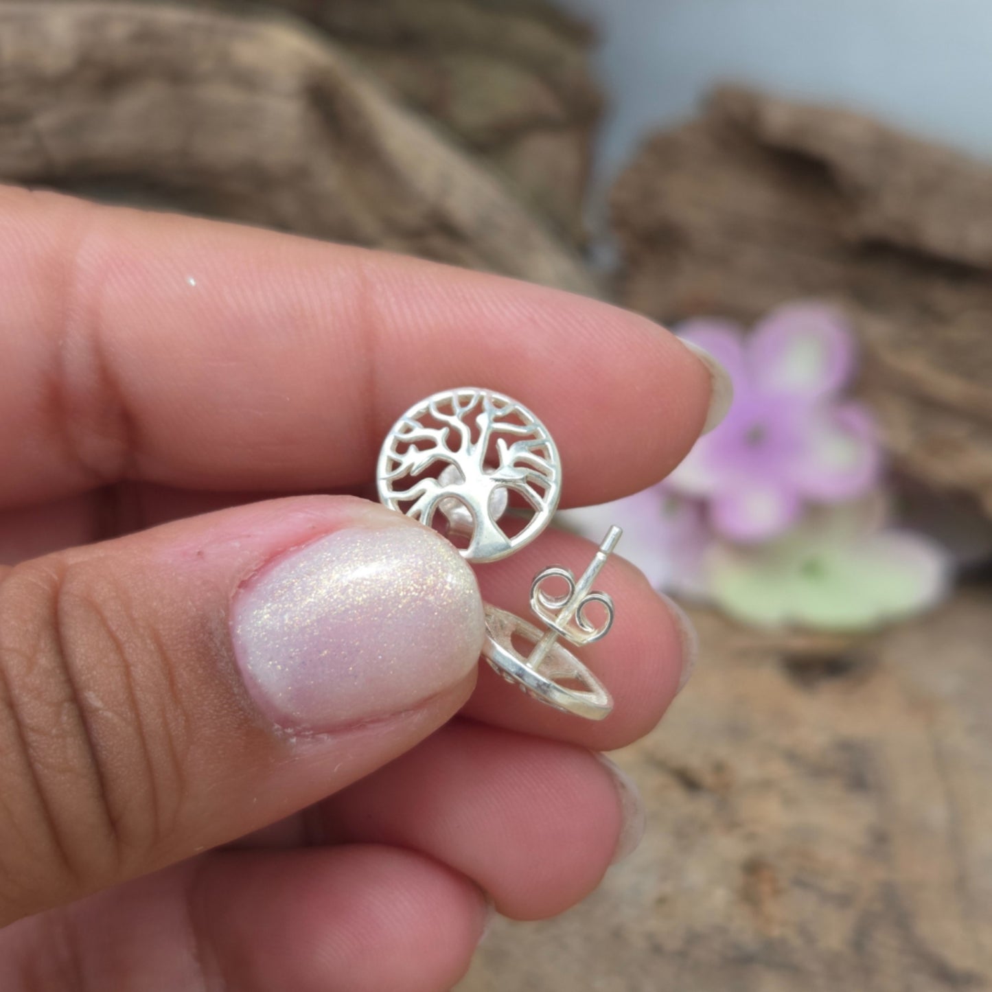 Image for tree-of-life-oorstekers-zilver_1.jpg