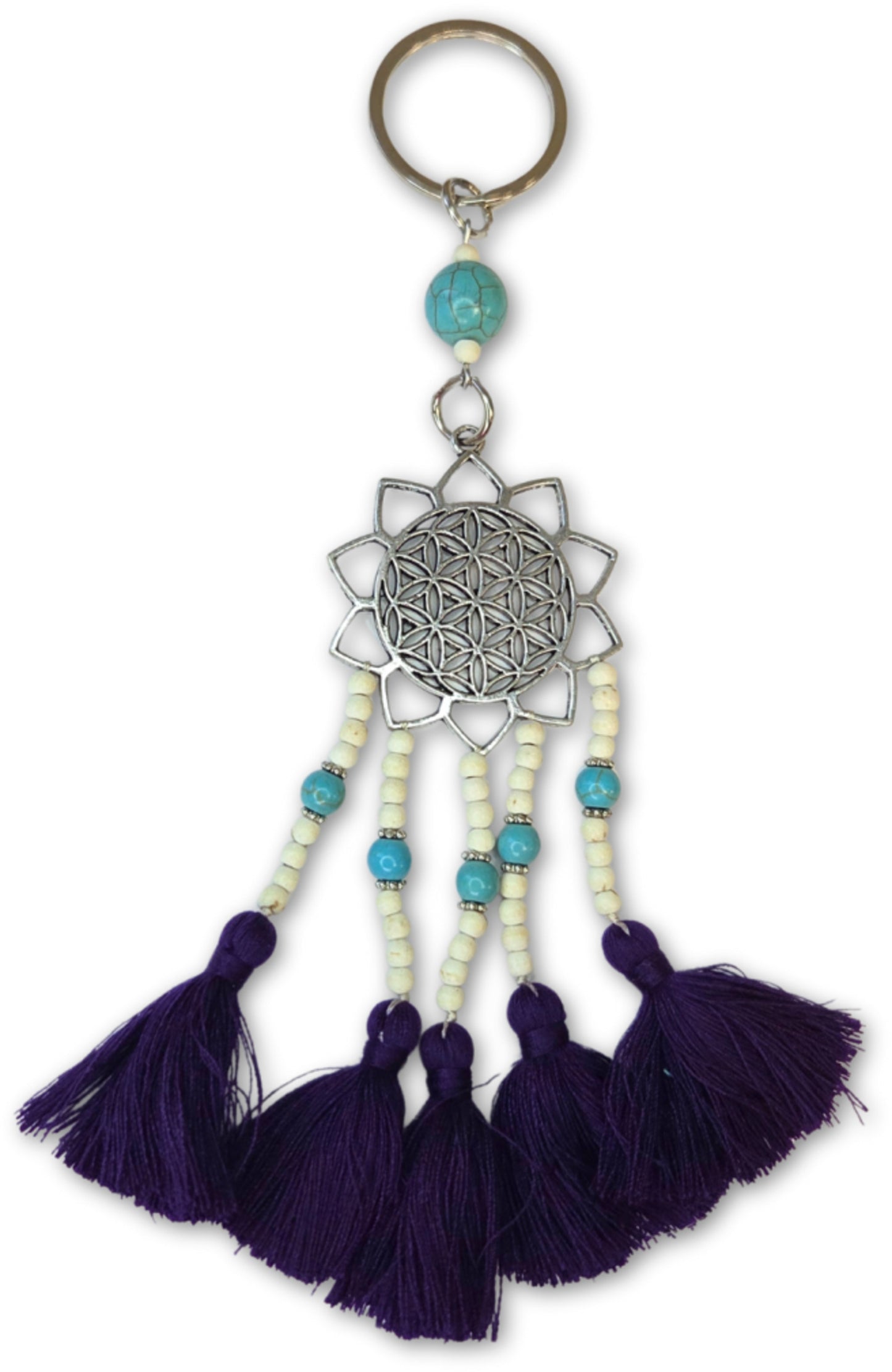 Image for x-ibiza-sleutelhanger-flower-of-life-paars.jpg