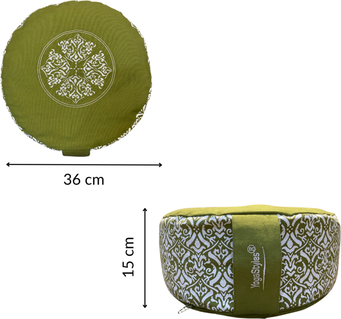 Image for yogastyles-meditatiekussen-design-groen-xl_4.jpg