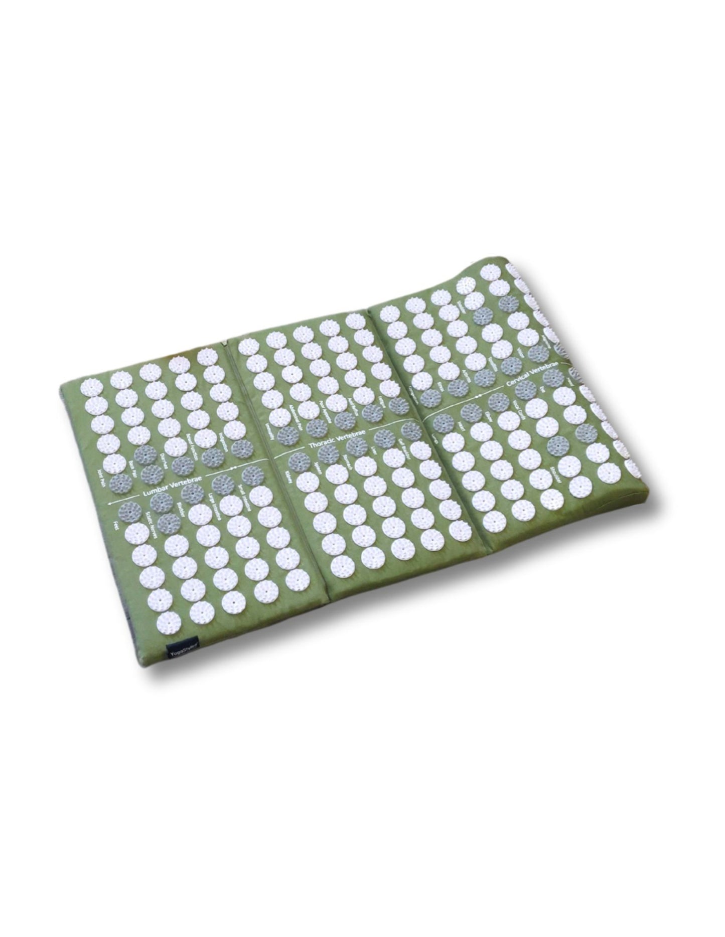 Image for yogastyles-spijkermat-3-fold-acupressuur-mat-olijfgroen.jpg