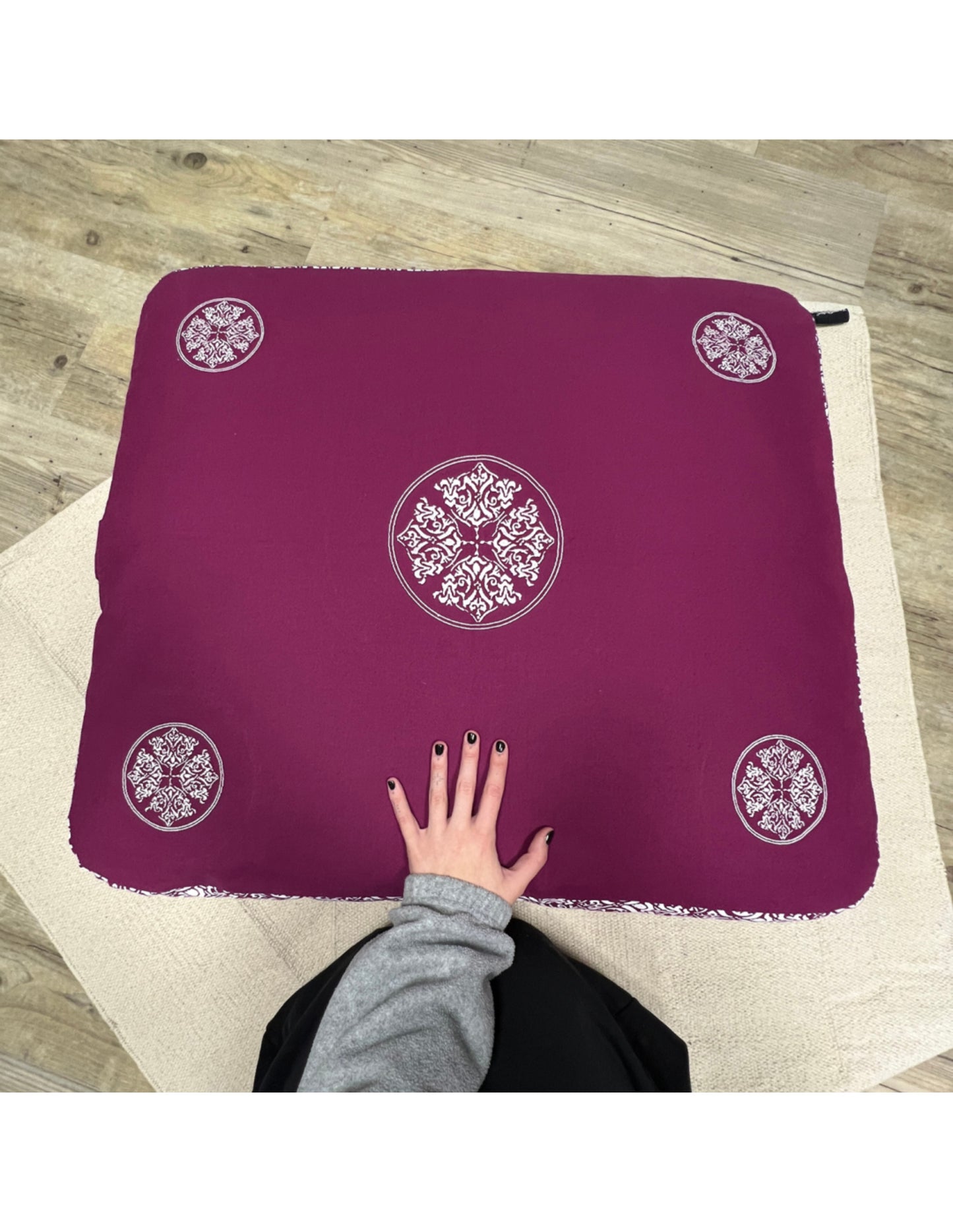Image for yogastyles-zabuton-design-paars_1.jpg