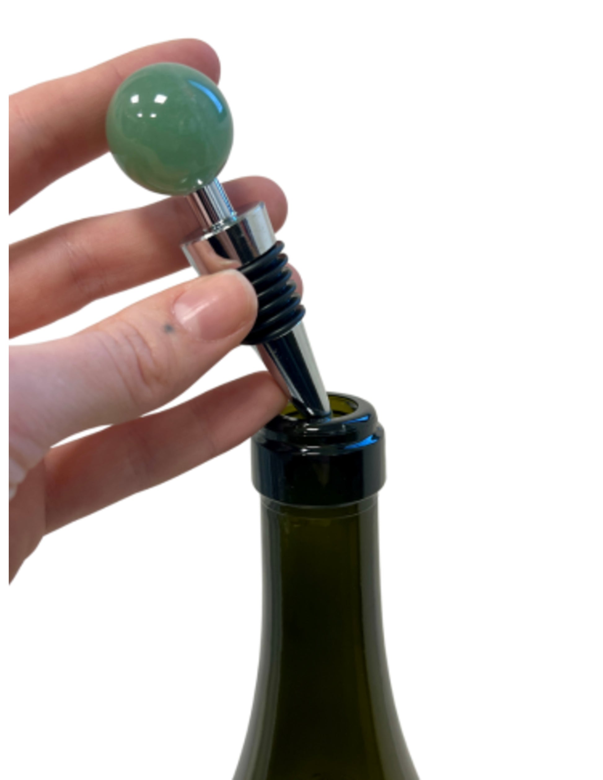 Image for aventurijn-groen-wijnstopper-bol_2.jpg