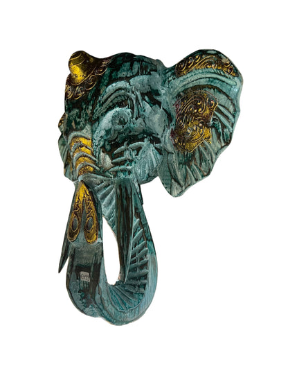 Image for balinees-olifanten-hoofd-groen-25cm-muurdecoratie_2.jpg