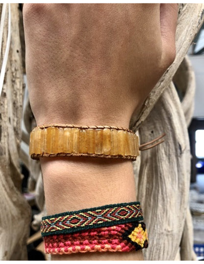 Image for calciet-geel-leren-armband-gipsy-style_3.jpg