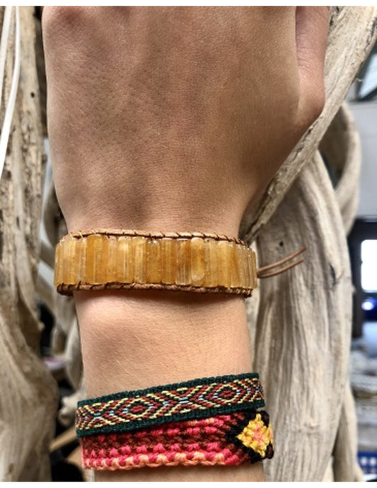 Image for calciet-geel-leren-armband-gipsy-style_3.jpg