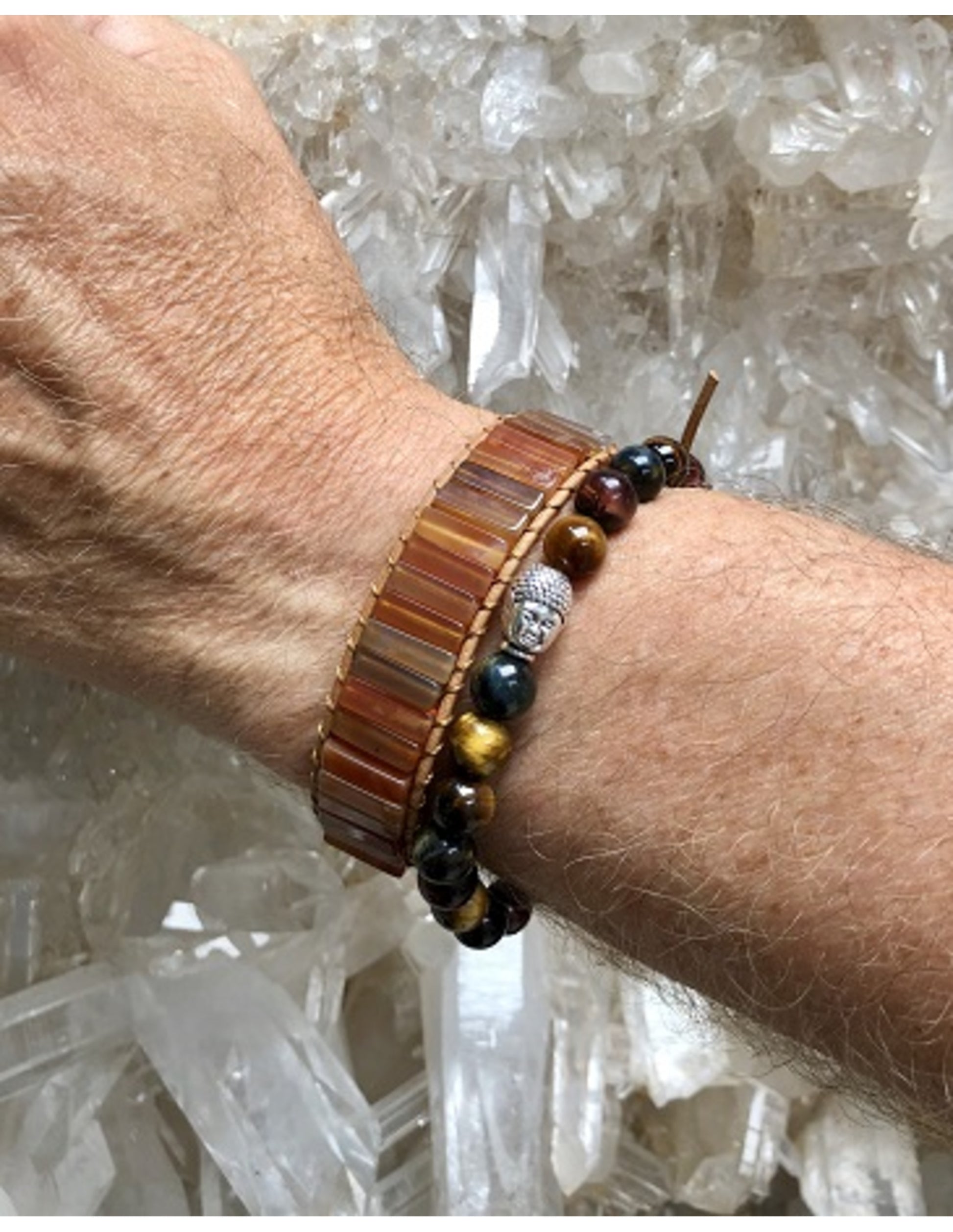 Image for carneool-leren-armband-gipsy-style_1.jpg