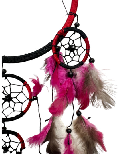 Image for dromenvanger-17-cm-rood-zwart-dreamcatcher_2.jpg