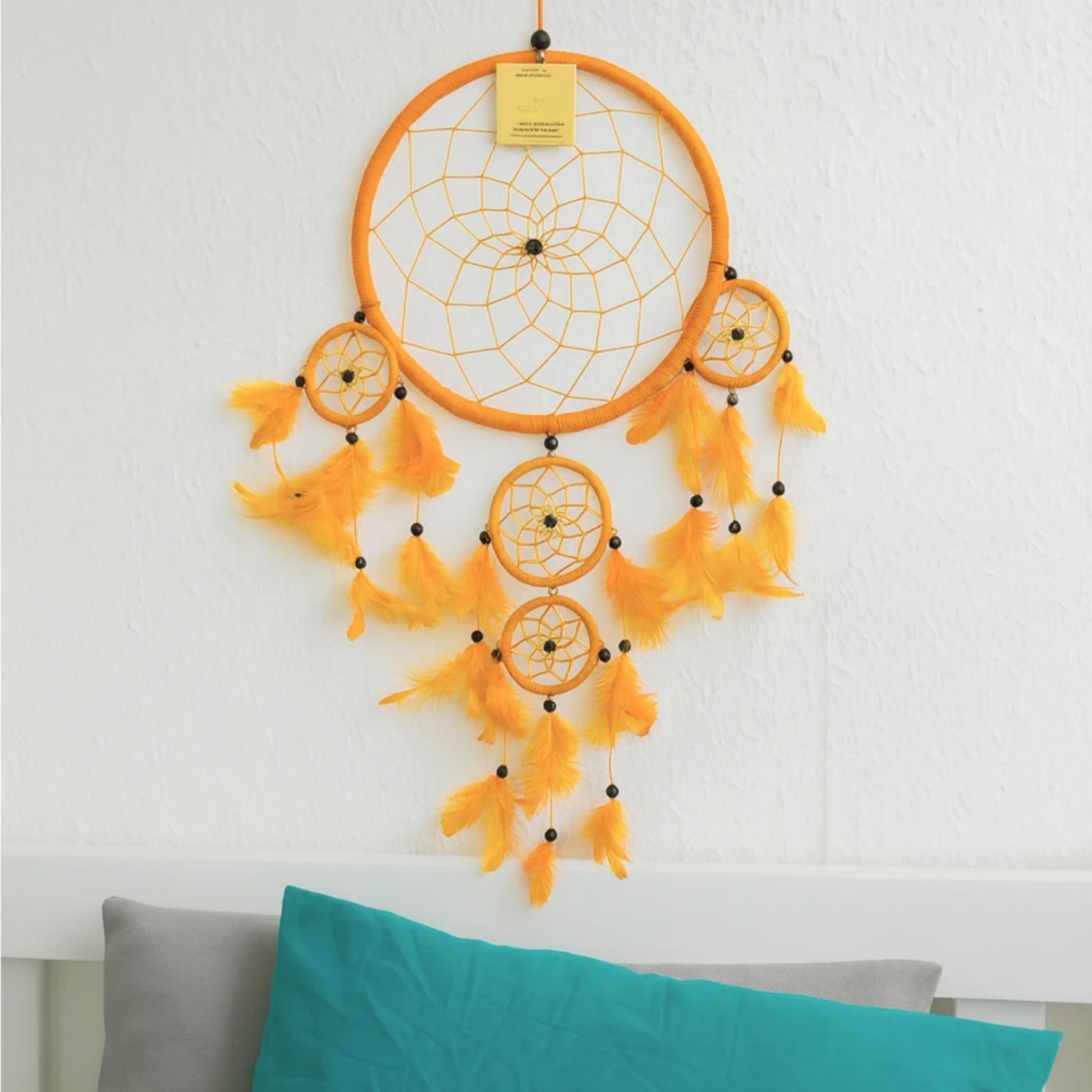 Image for dromenvanger-22cm-oranje-alleen-veren_1.jpg