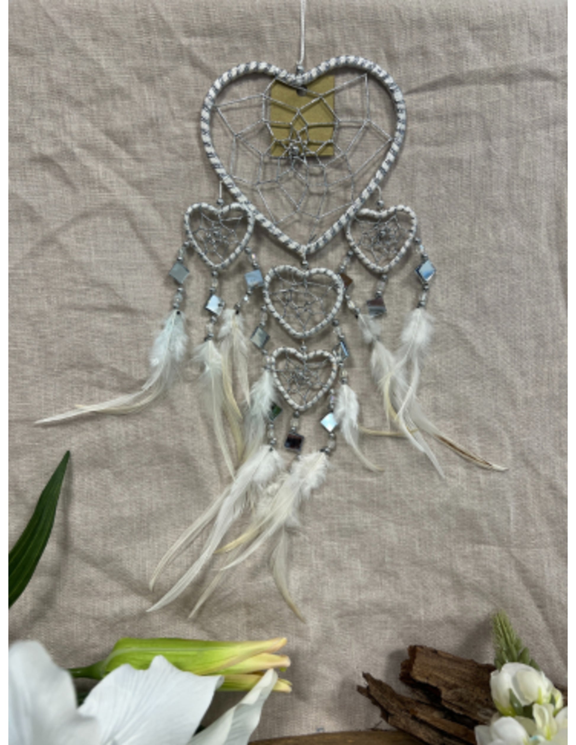 Image for dromenvanger-hartje-met-spiegels-wit-11-cm-dreamcatcher_3.jpg