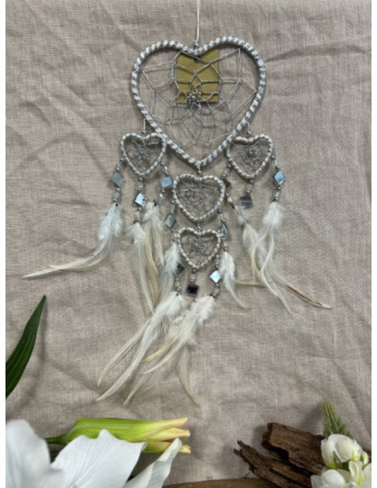 Image for dromenvanger-hartje-met-spiegels-wit-11-cm-dreamcatcher_3.jpg
