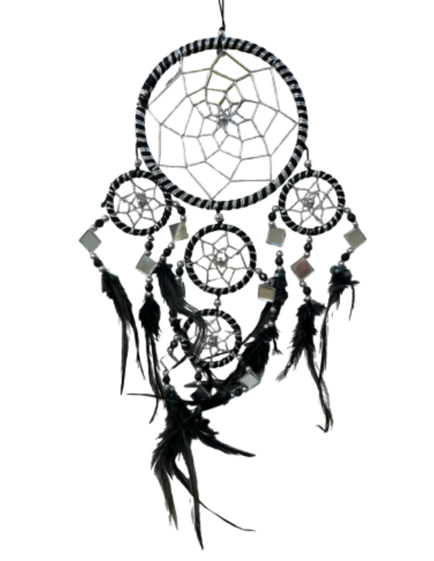 Image for dromenvanger-spiegel-11cm-zwart-dreamcatcher_1.jpg