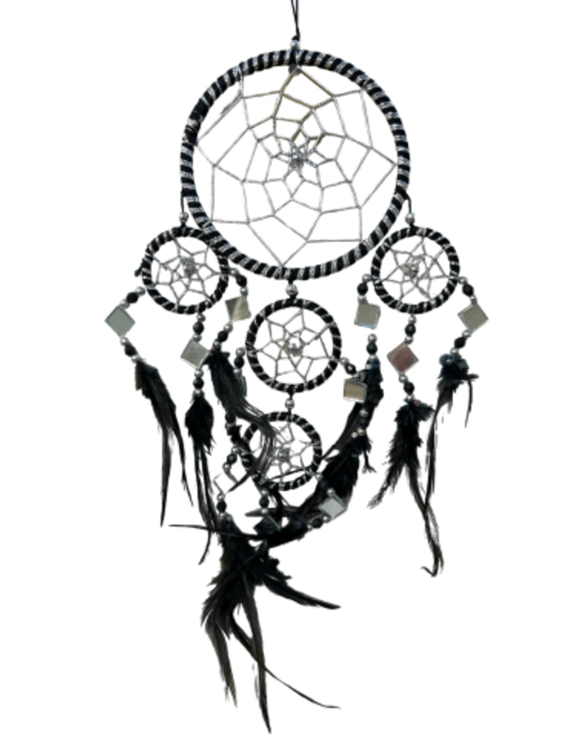 Image for dromenvanger-spiegel-11cm-zwart-dreamcatcher_1.jpg