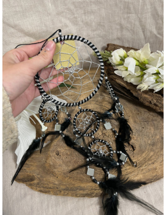 Image for dromenvanger-spiegel-11cm-zwart-dreamcatcher_2.jpg