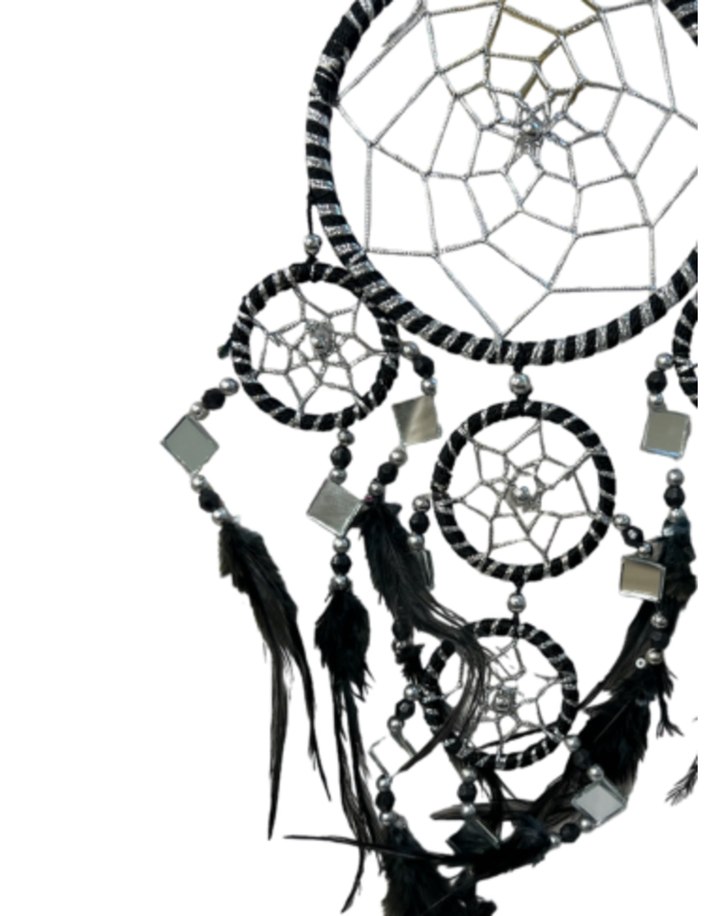 Image for dromenvanger-spiegel-11cm-zwart-dreamcatcher_3.jpg