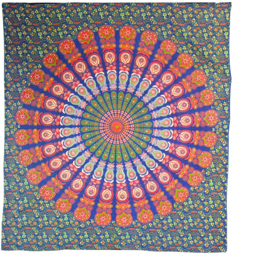 Image for grandfoulard-505-mandala-blauw-groen-en-oranje.jpg