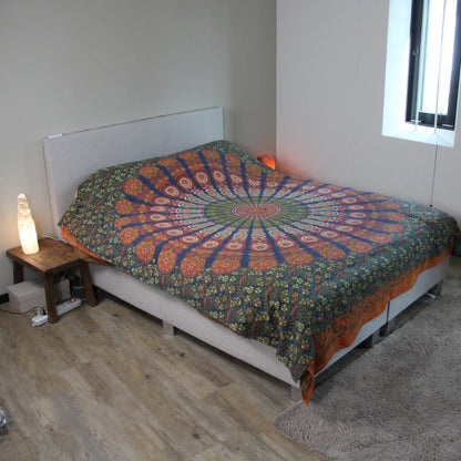 Image for grandfoulard-505-mandala-blauw-groen-en-oranje_1.jpg