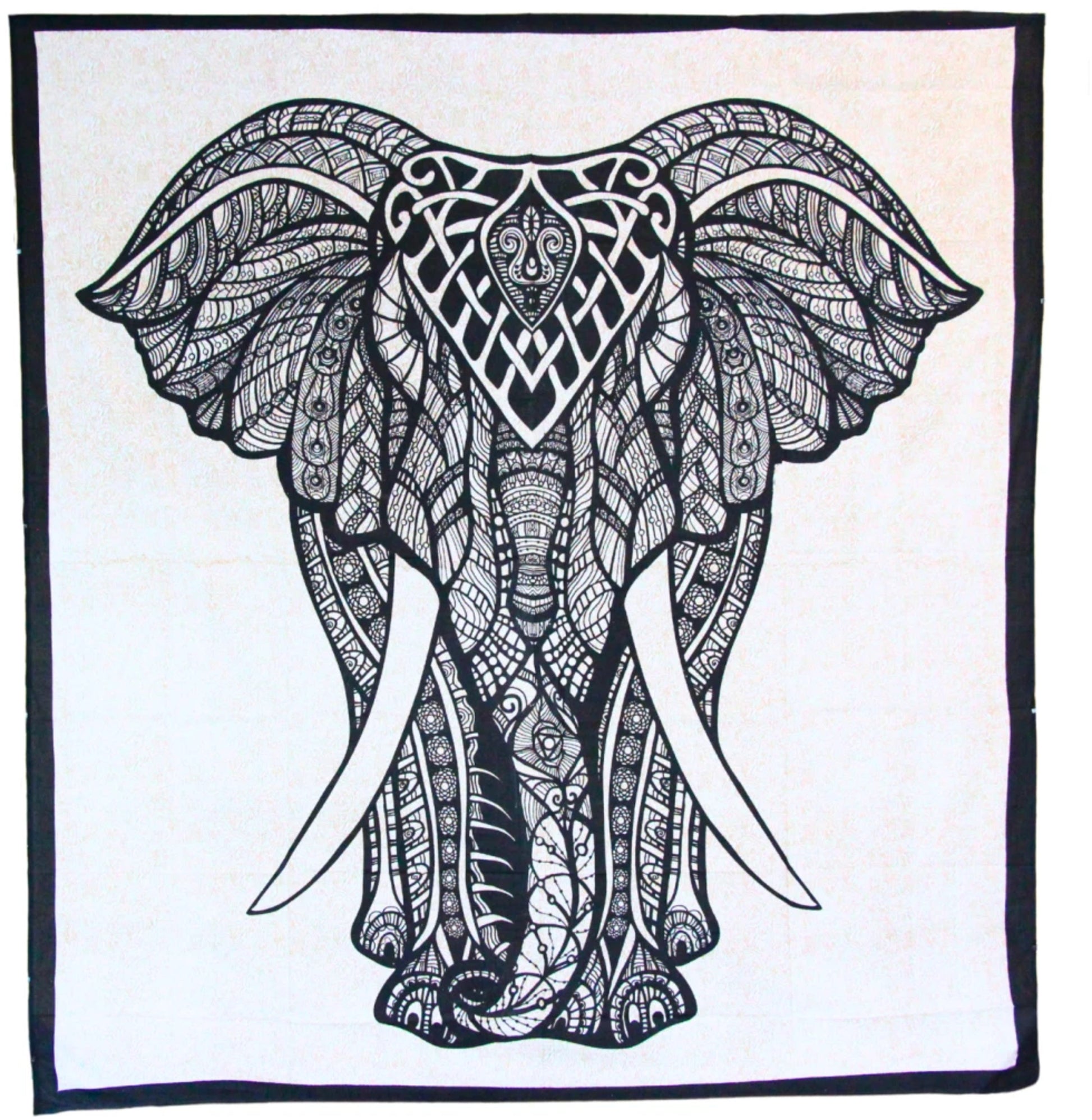Image for grandfoulard-509-grote-olifant-beigezwart.jpg