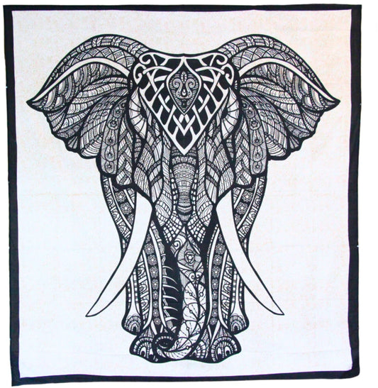 Image for grandfoulard-509-grote-olifant-beigezwart.jpg