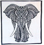 Image for grandfoulard-509-grote-olifant-beigezwart.jpg