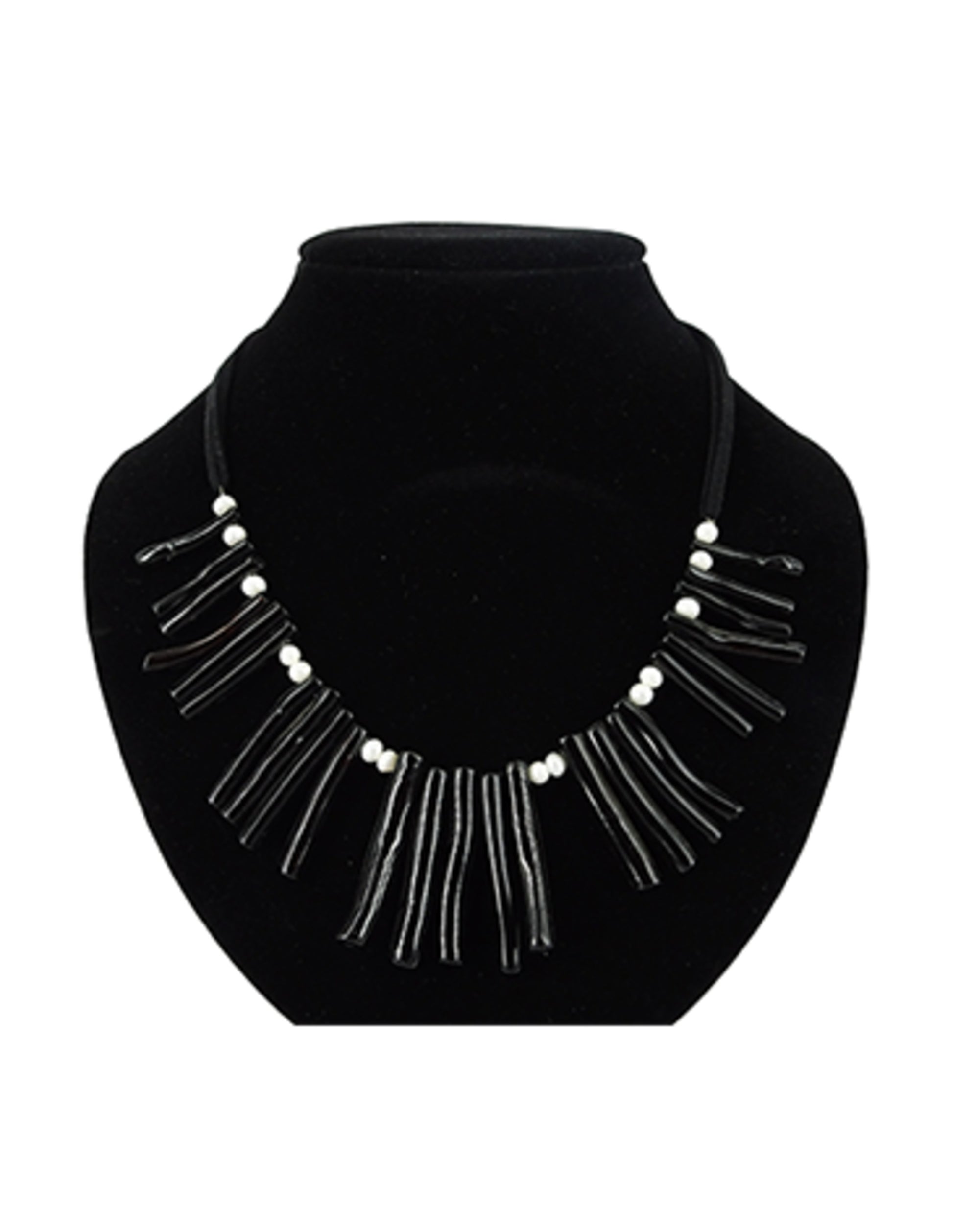 Image for koraal-zwart-ketting-imitatie-met-parels.jpg