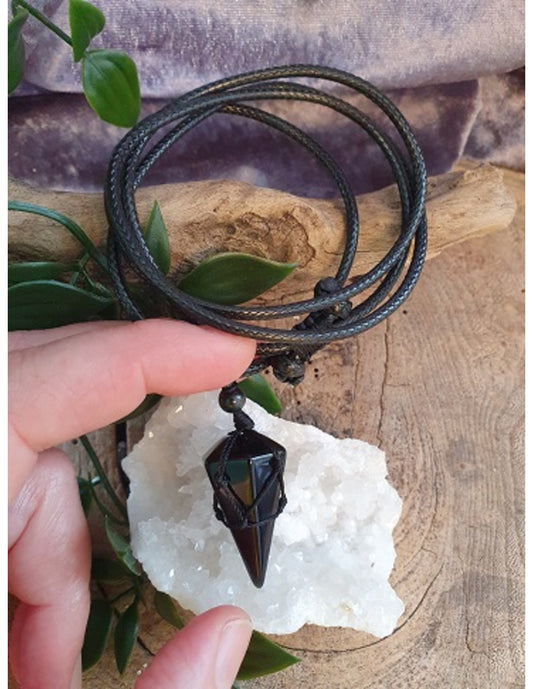 Image for obsidiaan-zwart-ketting-mannen-cone_2.jpg