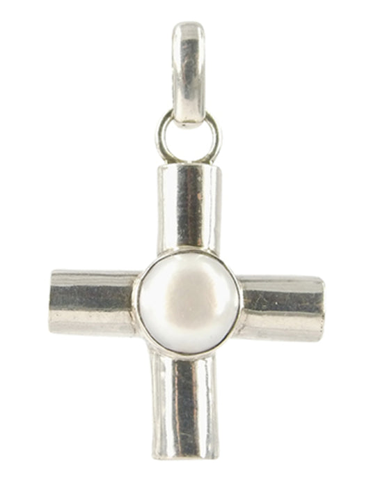 Image for parel-hanger-in-zilver-breed-kruis.jpg